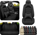 Car Seat Covers for Lexus ES 350 2007-2025, Premium Nappa Leather Car Seat Cover, Stylish Sport Seat Covers， Automobile Seat Cover Sets.(Luxury 5 Seats/Pure Black)