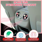 Timtin 12Pcs Cute Car Air Freshener Vent Clips Flower Air Vent Clips for Fresheners Pink Hawaiian Hibiscus and Cherry Blossom Car Accessories Aesthetic Interior Decor for Women Peach Blossom