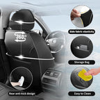 Fit Tucson Car Seat Covers Compatible with Hyundai Tucson 2010-2024 2026, Premium Leather Breathable, Wear Resistant, Airbag Compatible, All-Weather Protection & Full Coverage, Full Set Black