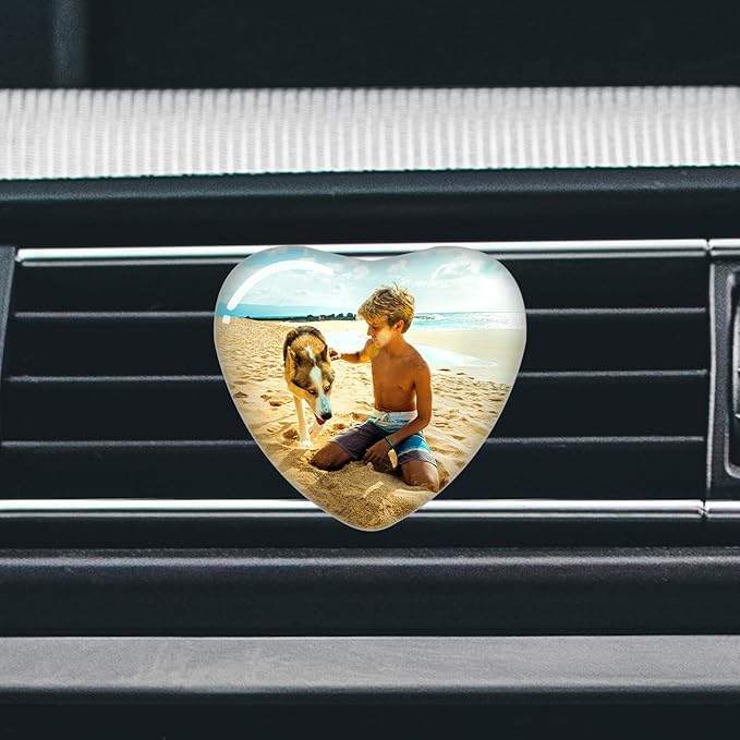 Custom Car Vent Accessories with Photo and Text Custom Air Vent Clips for Women Men Boy Girl