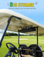 Rear Overhead Storage Tray for Club Car Tempo 2025 Golf Cart Accessories, Roof Rear Storage Box Ceiling Organizer Tray Compatible with Club Car Tempo Standard Factory Roof