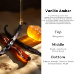 C Classy Car Air Freshener Hanging 2 Pack, Vanilla Amber Essential Oil Diffuser for Cars, Long-Lasting Fragrance, Cute Car Accessories, C ar Air Fresheners for Women & Men Gift, Made in USA