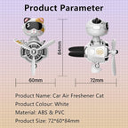 Cat Car Air Fresheners Pilot Car Diffuser Cute Car Perfume Funny Car Fragrance