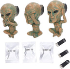 3 Piece Car Air Vent Clips, Alien Shape Decorative Cars Air Freshener Clips Cute Alien Air Conditioning Outlet Clip Cars Fragrance Accessories