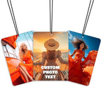 Personalized Air Freshener For Car Custom Air Freshener for Car with Text/Photo (Vertical square1)