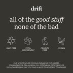 Drift Car Air Freshener - The Original Wood Air Freshener - Car Odor Eliminator - Long Lasting Scent - Metal Clip - Essential Oils - John Wick Scent 3 Pack Refill - NO CLIP INCLUDED