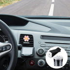 100 Pcs Metal Car Air Vent Clips with Plastic Slot Head Auto Freshener Clips Perfume Clip Replacement Air Conditioner Outlet Clips for Office Home, Black, 40 x 24 mm