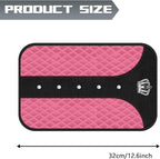 Pink Bling Car Console Cover Hot Pink Arm Rest Center Console Cushion Pad, Universal Anti-Slip Leather Armrest Box Decor Protector with Crystal Sparkling Rhinestone Car Accessories(Pink)