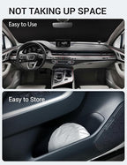 Proadsy Windshield Sun Shade for 2016-2025 2026 Audi Q7 Foldable Front Sunshade Protector Sun Visor Blocks UV Rays Keep Car Cooler