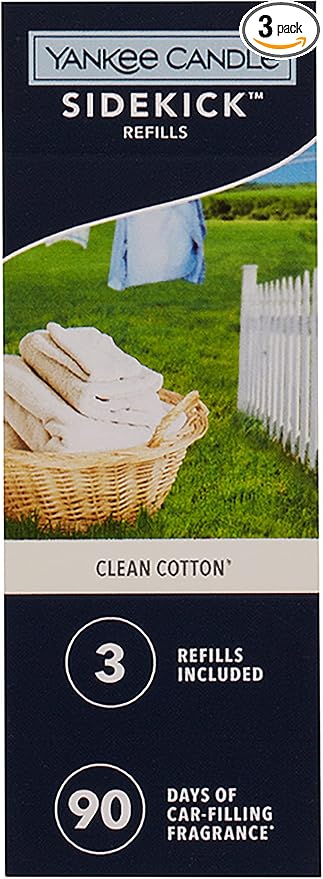 Yankee Candle Clean Cotton® Sidekick™ Fragrance Refill (Triple), 1.06 oz