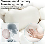 Car Neck Pillow Ergonomic Design Memory Foam Softness Car Headrest Pillow for Neck Support Cushion for Driving, Universal Fit Head Rest Travel Pillow, Fits All Vehicles, Gray, 2 Pack