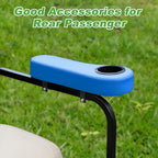 10L0L Golf Cart Rear Seat Kit Arm Rest Set with Cup Holder for Yamaha EZGO Club Car Golf Cart UV-Proof Coating Long Lasting, No Drilling Kits Include