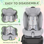 Pinkunn Gel Car Seat Baby Cooling Pad for Summer Breathable Stroller Cooler Pad Multifunctional Carseat Cooling Mat for Baby Child Dining Chair Safety Seat Stroller(Gray,Forest)