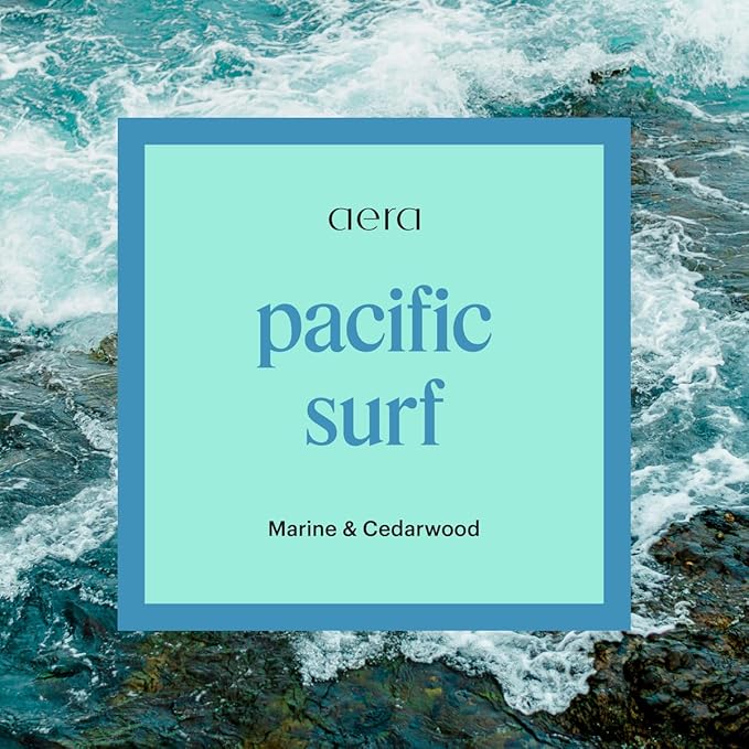 Aera Go Pacific Surf Car Fragrance Scent Refill - Notes of Marine and Cedarwood - Works with the Aera Go Diffuser for Car