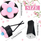 Frienda 8 Pieces Daisy Flower Air Freshener Cute Flower Car Clips Air Vent Clip Car Accessories Interior Decor for Women Girls Charm Colorful Air Vent Decorations(Sweet Colors)