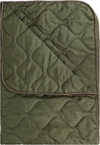 Military Poncho Liner 55”x 79” Camping Blanket Compact Waterproof for Travel Stadium Outdoor Camping