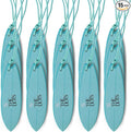 THEDOTS 15 Pack Surfboard Air Freshener for Car, Coconut Lychee Scent, Cute Tropical Hanging Decor, Aesthetic Accessories for Women
