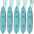 THEDOTS 15 Pack Surfboard Air Freshener for Car, Coconut Lychee Scent, Cute Tropical Hanging Decor, Aesthetic Accessories for Women