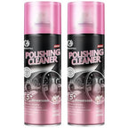 DONKEYPRO Polishing Cleaner, Car Interior Cleaner - Repels Dust & Staining, Restores & Protects Plastic, Vinyl, Leather Seats - UV Guard, Anti-Aging, Interior Detailer Spray with Iron Can(2 x 15oz)