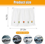Car Side Window Sun Shade Privacy Curtain for Baby - Blackout UV Protection Car Window Shades with Suction Cup for Back Seat - Cute Auto Camping Windows Screen Shades (Five Sunflowers)