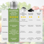Fridge Deodorizer Lasts 10 Years, long-lasting Refrigerator Deodorizer Odor Eliminator - More Effective Than Baking Soda & Charcoal Bags, For Car, Closet - Nano Catalyst Technology (1 Pack)