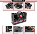 Car Emergency Kit (126 Piece)，Gift for Father Women Friend, Premium Roadside Assistance Essentials with Jumper Cables Tow Rope- Ideal Auto Road Safety Kit for Truck, RV