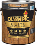 Olympic Elite 1 Gal. Kona Brown Woodland Oil Transparent Stain and Sealant in One Low VOC