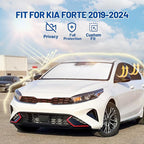 Car Window Shades Intended for Kia Forte 2019-2024, Privacy Window Covers 6PCS for Side, Rear & Windshield, Car Shield Sunshade for Privacy Protection, Heat Blocking, Camping and Parking