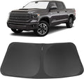 Windshield Sun Shade Custom Fit for 2007-2023 2024 2025 2026 Toyota Tundra Accessories Foldable Sunshade Sun Blocker Protect Car from Sun Rays & Heat Damage Keep Car Cooler