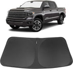 Windshield Sun Shade Custom Fit for 2007-2023 2024 2025 2026 Toyota Tundra Accessories Foldable Sunshade Sun Blocker Protect Car from Sun Rays & Heat Damage Keep Car Cooler