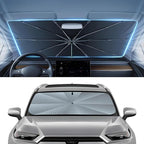 Autorder Windshield Sun Shade Umbrella for 2020-2026 Toyota Highlander Accessories,Upgraded Ice Crystal Material,Easy Setup Umbrella Sunshade for Car Windshield,100% Sun Blocking