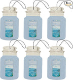 Yankee Candle Paper Car Jar, Ocean Air, 1 CT (Pack of 6)