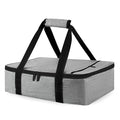 Bodaon Casserole Carriers for Hot or Cold Food, Fits 11"x15"Baking Dish, Bottom Support, Cationic fabric, Portable Warmer for Travel, Keep Warm Food Containers,Keeps Food Hot for Hours, Grey
