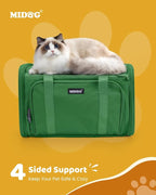 MIDOG Cat Carrier Soft for Small to Medium-Sized Cats,Up to 25 Lbs, TSA Airline Approved Soft Sided Pet Carrier