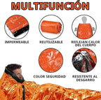 Outdoor Insulated Survival Kits-Emergency Blankets(5 Pack),1 Emergency Sleeping Bag,1 Emergency Tent,1 Emergency Mylar Poncho