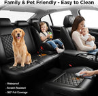 Fit RDX Car Seat Covers for Acura RDX 2010-2025 2026 - Premium Leather, Waterproof, All-Weather, Airbag Compatible, Anti-Slip, Breathable, Easy Install, Seat Protectors, Full Set, Black