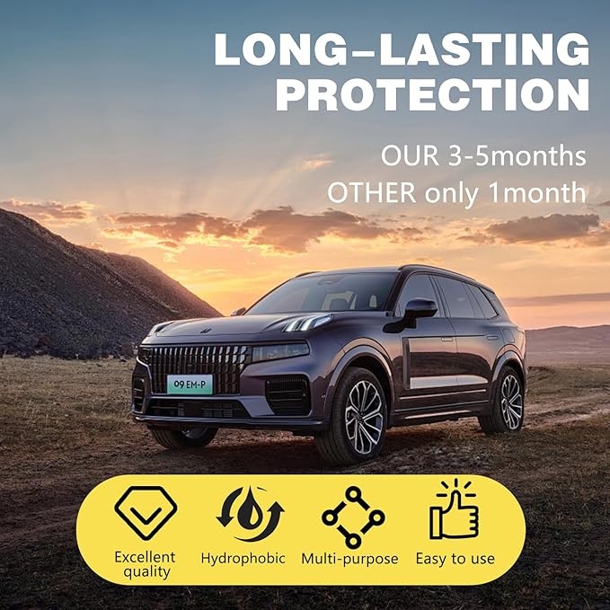 Titanium Ceramic Wax Cream for Cars,Advanced Car Coating & Polishing Wax,Strong Protection & Long-Lasting Shine,Waterless Ceramic Spray Wax,Safe for All Paint,Includes Microfiber Sponge (1 PCS)