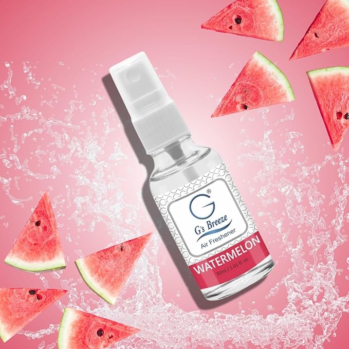 G's Breeze Watermelon Air Freshener – Fruity, Juicy & Sweet Watermelon Aroma for Home, Car, or Office - Fresh, Invigorating Scent That Creates a Vibrant Atmosphere with a Touch of Summer Freshness
