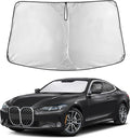 EcoNour Windshield Sunshade Compatible for BMW 4 Series 2021-2023 2024 2025, Sun Visor for Front Windshield & Window Sun Shade Cover, UV Heat Blocker & Protector, Car Accessories