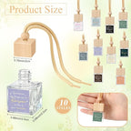 50 Pcs Appreciation Gift Bulk for Coworker Inspirational Empty Hanging Car Air Freshener Diffuser, Sometimes You Forget Your Awesome Thank You Gifts for Nurse Staff Teachers
