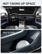 Proadsy 2026 Upgrade Windshield Sun Shade Custom Fit 2019-2025 Audi A6 Foldable Front Sunshade Protector Sun Visor Blocks UV Rays Keep Car Cooler