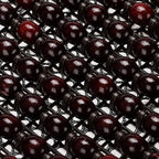 Blueshyhall Natural Massaging Car Seat Cover, Wooden Beaded Car Driver Seat Cushion (Black & Red)