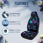 GENANY Acotar Velaris Car Seat Covers Set of 2, Breathable Front Seat Covers for Truck Sedan SUV, Bookish Car Accessories, Bookish Gift for Women Men