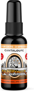 BluntPower (Cantaloupe, 1 Pack) Concentrated Air Freshener for Room and Car Spray - Oil-Based Diffuser Spray Bottle - Long-Lasting Bathroom Spray, Car Freshener, & Odor Eliminator Spray