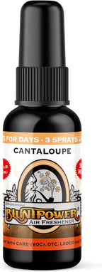 BluntPower (Cantaloupe, 1 Pack) Concentrated Air Freshener for Room and Car Spray - Oil-Based Diffuser Spray Bottle - Long-Lasting Bathroom Spray, Car Freshener, & Odor Eliminator Spray