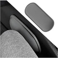 Mandark Car Knee Cushion Pad, Leather Memory Foam Vehicle Door Armrest Pillow for Leg Elbow, Comfort Auto Interior Center Console Thigh Support Mat Accessories, Universal for Most Cars (Gray)