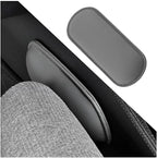 Mandark Car Knee Cushion Pad, Leather Memory Foam Vehicle Door Armrest Pillow for Leg Elbow, Comfort Auto Interior Center Console Thigh Support Mat Accessories, Universal for Most Cars (Gray)