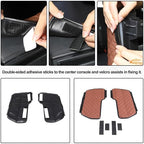 Car Leather Center Console Protector Cover Compatible with Toyota Tundra/Sequoia 2022-2026, Center Console Armrest Seat Box Cover Cushion Lid Protector Pad Waterproof Anti-Scratch Interior Accessories