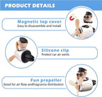 2pcs Car Air Fresheners Cute Cartoon Bear Pilot Automotive Air Outlet Propeller Car Diffuser Creative Car Perfume Decoration for Car Vent Clips for Women Men with 8 Fragrant Tablets(Bear + Teddy Bear)