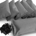 Jalousie Value Pack Set Mini Bamboo Charcoal Bags Natural Air Purifier, Shoe Deodorizer and Odor Eliminator Multi-Purpose Charcoal Bag (24 Pack, Shoe)